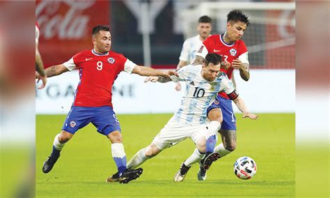 Messi Scores Penalty But Argentina Held By Chile In World