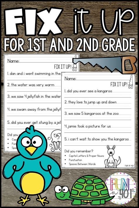 Looking For A Review For Your First And Second Graders To Write A