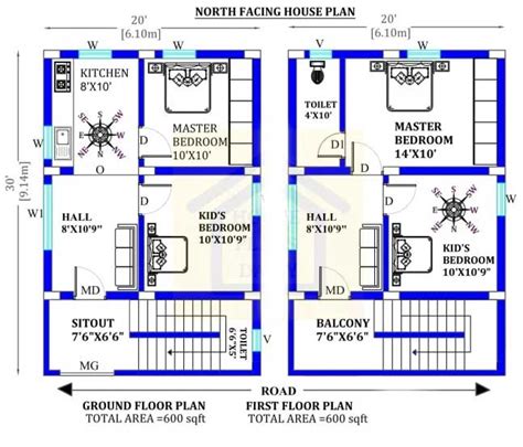 Ground Floor Plan For 600 Sq Ft House
