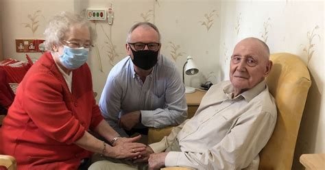Heartwarming Scenes As Elderly Wife Hugs Dementia Stricken Husband For