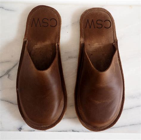 The most comfortable men's slippers we've tried come from brands like ugg and minnetonka. Personalised Handmade Men's Leather Slippers By Stabo ...