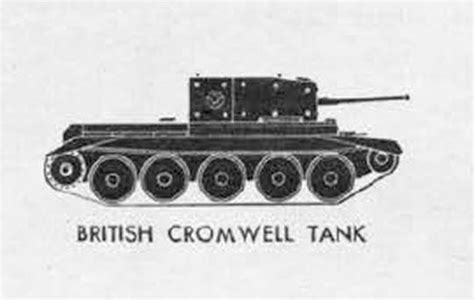Side Plan Of Cromwell With 6 Pounder