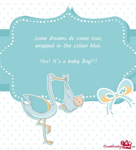 Yes Its A Baby Boy Free Cards