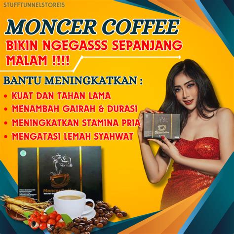 Jual Moncer Coffee Original Kopi Stamina Pria Dewasa Original Tahan Lama Obat Kuat Pria Tahan