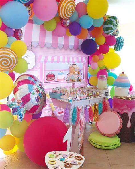 Candyland Birthday Party Ideas Photo 1 Of 16 Candy Land Birthday Party Candy Theme Birthday