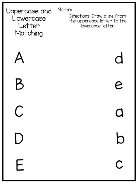 Buy 9 Printable Preschool Alphabet Worksheets Letter Recognition