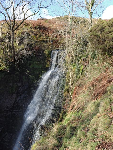 Photographs Of The Caerfanell Waterfalls Powys Wales Sparse Trees