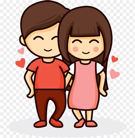 Love Couple Drawing Romance Hug Romantic Cartoon Couple Hu PNG Image