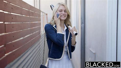 Blonde Girlfriend Loves Black Cock Alli Rae