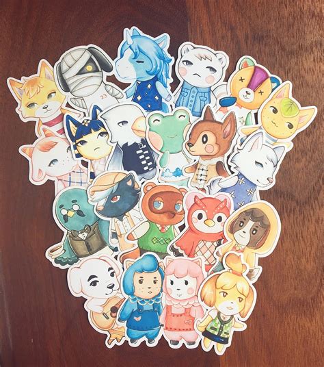 Animal Crossing Stickers Etsy Animal Crossing Animal Crossing Fan