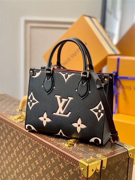 Louis Vuitton Onthego Pm Black Bag M45659 Alimorluxury