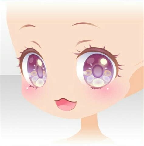 Shiny Smile Cat Mouth Face Chibi Eyes Anime Eyes Manga Eyes