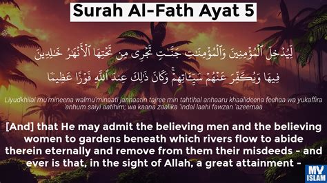 Surah Al Fath Ayat 4 484 Quran With Tafsir My Islam