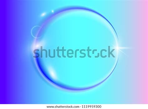 Round Neon Glow Circle Lightglow Abstract Stock Vector Royalty Free