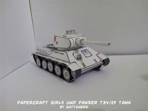 Papercraft Tank T 34 Panzer Combat Ii Asphodel Lothran