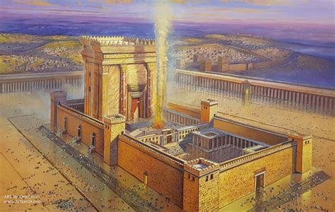 Original Oil Paintings Temple In Jerusalem Jesus In The Temple