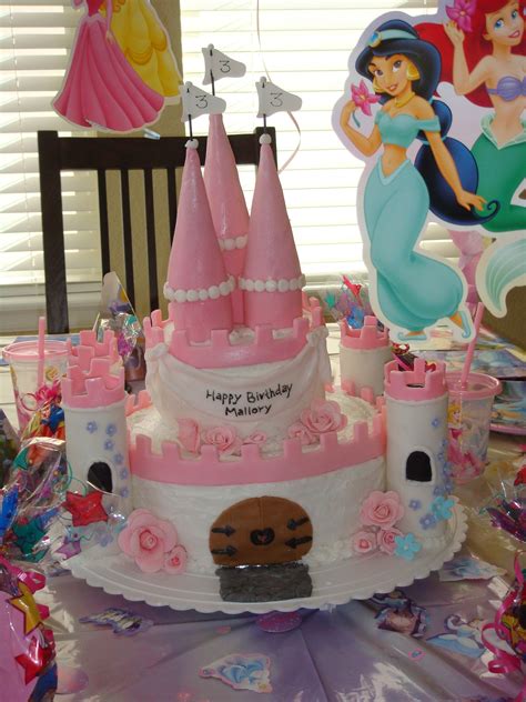 Princess Castle Birthday Cake Thinking I Could Do This One If I Get Creative With Things To