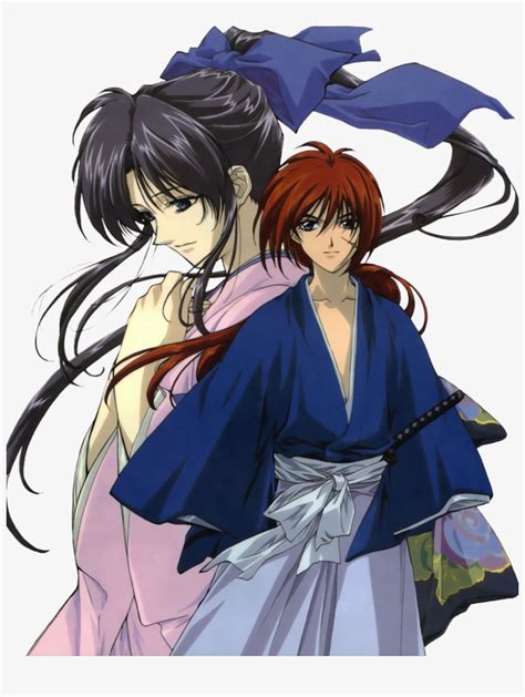 Kenshin Kenshin Himura Kaoru Kamiya Transparent PNG 819x1009 Free
