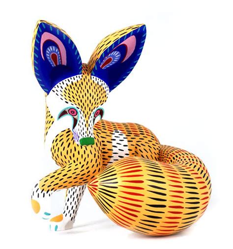 Oaxacan Fox Mexican Art Mexican Folk Art Art