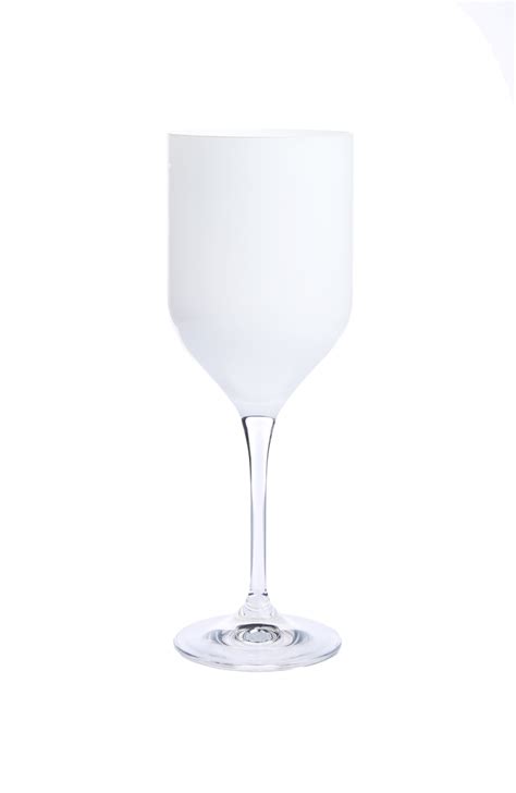 Set Of 6 Stemmed White Water Glasses World Art Glass Murano Glass Ts Co