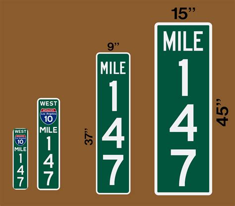 New Jerseyinterstate 80 Mile Marker Road Signhighway Sign Etsy