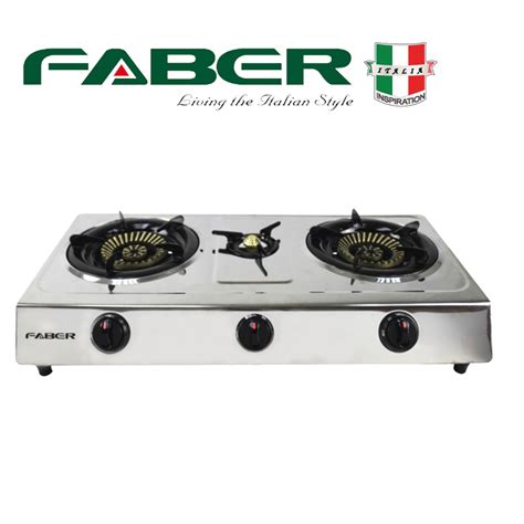 Faber Burner Stainless Steel Gas Stove Fs Casa