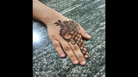 Simple Henna Design Youtube