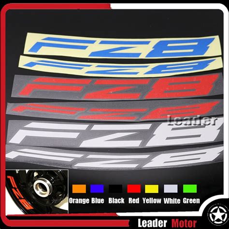 For Yamaha Fz8 Fz 8 Fz 8 Motorcycle Front And Rear Wheel Stickers