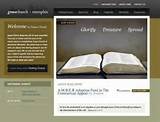 Example Church Websites Pictures