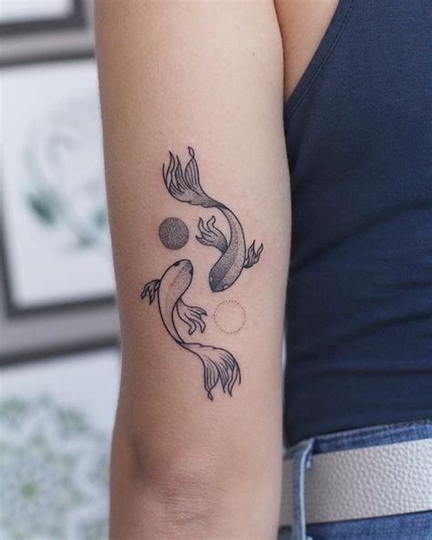 Yin Yang Koi Fish Tattoo Tattoos Sleeve Tattoos Badass Tattoos