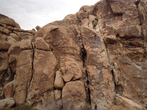 Rock Climb Exfoliation Confrontation Joshua Tree National Park