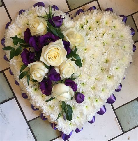 Formal Heart Funeral Tribute Beautiful Funeral Flowers