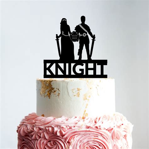 Custom Bride And Groom Viking Wedding Cake Topperviking Cake Etsy