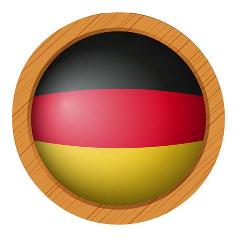 Flag Of Germany In Round Icon 368729 Vector Art At Vecteezy