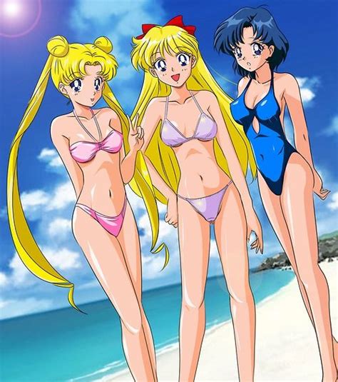 Sailor Moon Fun At The Beach Sailor Moon Pinterest Sailor Moon