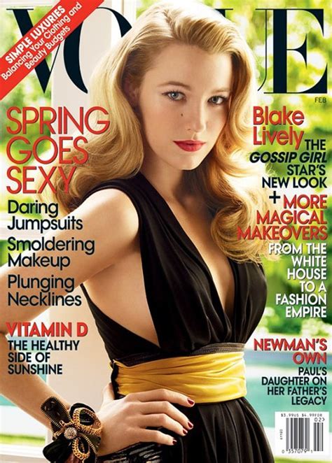 Blake Lively From Stars First Vogue Covers E News