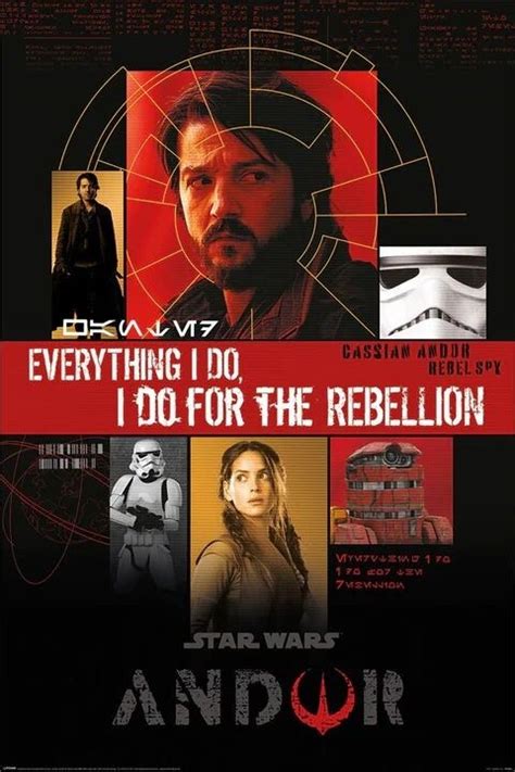 Poster Quadro Star Wars Andor For The Rebellion Su Europosters