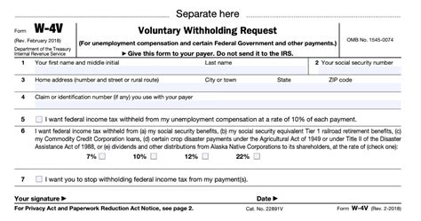 Irs Form W 4v Printable Rrb W 4p Fill Out And Sign Printable Pdf