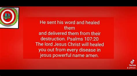 Be Healed In Jesus Name Amen Youtube