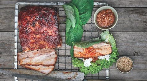 And secondly, my first official post for the kitchn is live!! Korean Tonight: How To Make Pork Belly Lettuce Wraps ...