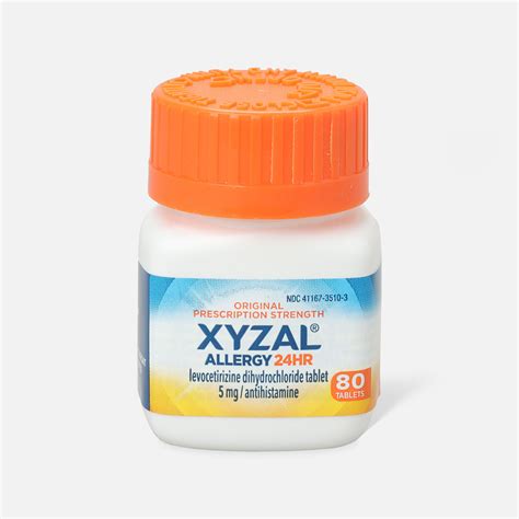 Xyzal 24 Hour Allergy Medicine 80 Ct
