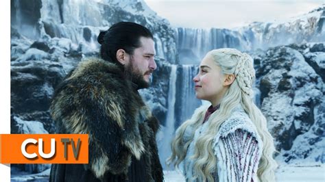 Jon Snow Rides Dragon│jon And Daeneryss Kiss Scene│game Of
