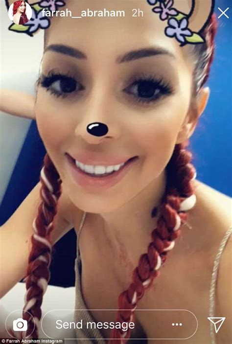 Teen Mom Farrah Abraham Posts Video Of Her Daughter Watching Her Get Butt Injections Lipstick