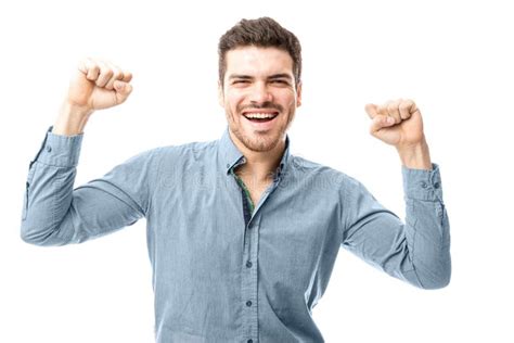 Man Looking Very Excited Stock Image Image Of Casual 107594119