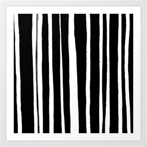 Vertical Lines Art Print By Euschemon Creative Society6