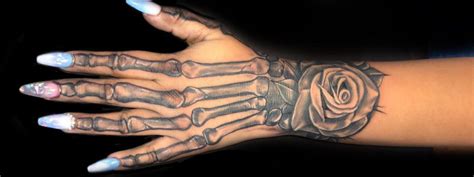 34 Hand Skeleton Tattoo Ideas To Inspire You Alexie 40 Off
