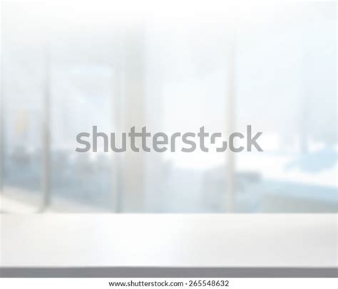 Table Top Blur Office Background Stock Photo Edit Now 265548632