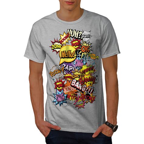 Wellcoda Comics Stylish Mens T Shirt Typography Graphic Design Printed Tee Ebay