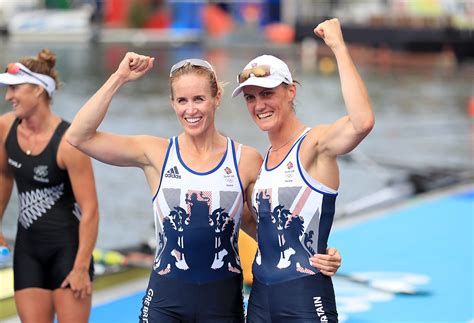 Olympics Team Gb Rowers Secure Two Gold Medals In Minutes