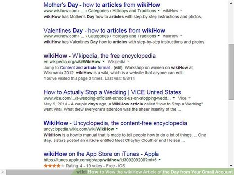 How To View The Wikihow Article Of The Day From Your Gmail Account